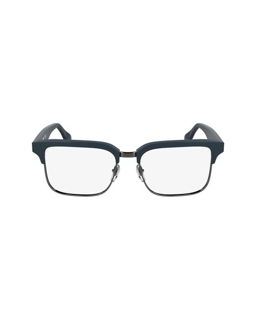 Karl Lagerfeld Black Kl6202 400 Optical Frames Metal Squared Normal for men