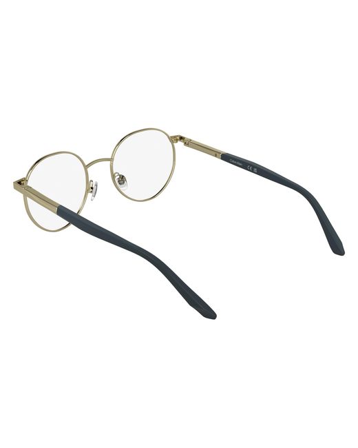 Calvin Klein Black Ck25112 045 Optical Frames Metal Round Normal
