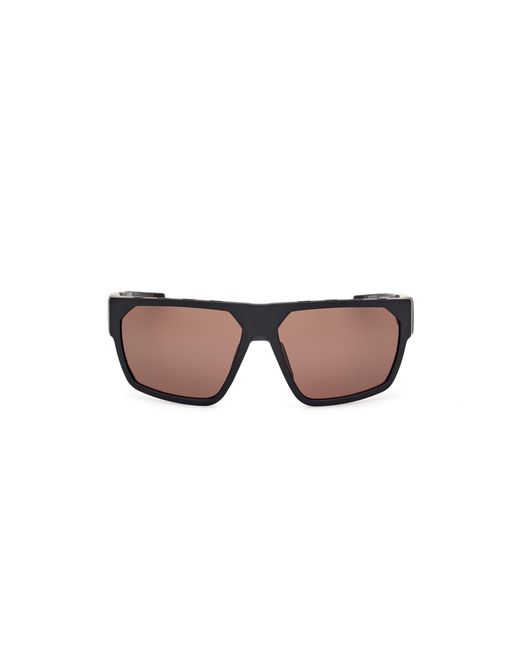 Adidas Originals Black Sp0097 02E Sunglasses Injected Round Normal for men