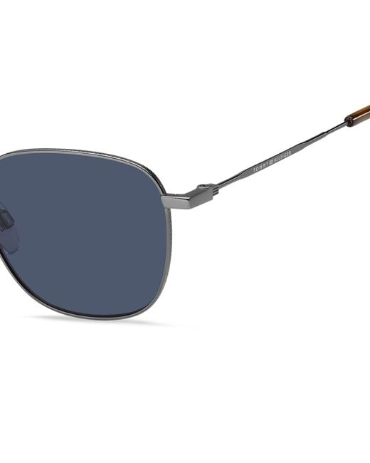 Tommy Hilfiger Black Th 1873/S R80/Ku Sunglasses Metal Squared for men