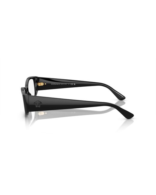 Versace Black Ve3343 Gb1 Optical Frames Acetate Geometric