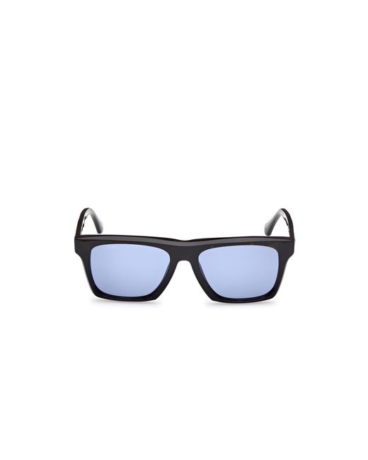 Web Black We0382 56V Sunglasses Acetate Squared Normal for men