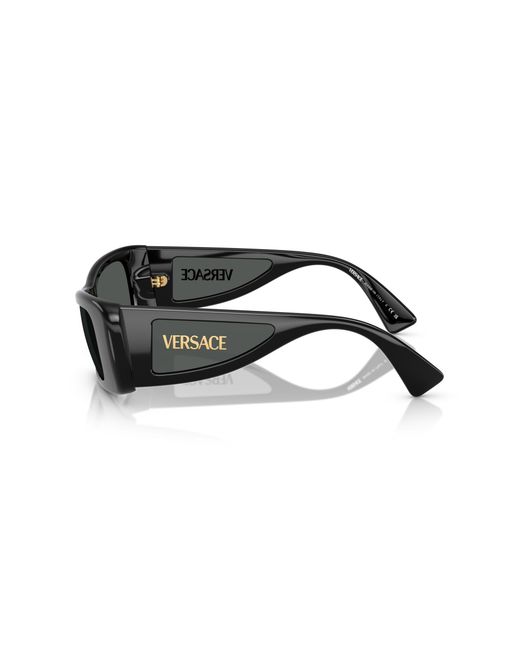 Versace Black Ve4481 Gb1/87 Sunglasses Injected Pillow Normal