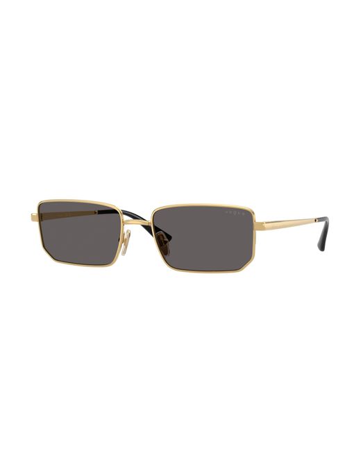 Vogue Eyewear Black Vo4352S 280/87 Sunglasses Metal Geometric Normal