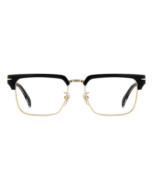 David Beckham Black Db 7112 2M2 Optical Frames Metal Squared for men