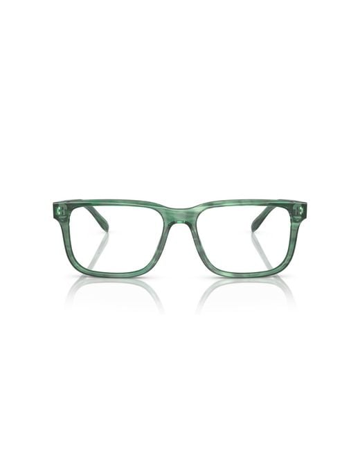 Emporio Armani Black Ea3218 5168 Optical Frames Acetate Squared for men