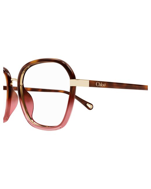 Chloé Black Ch0309O 001 Optical Frames Bio-Injected Transparent Squared