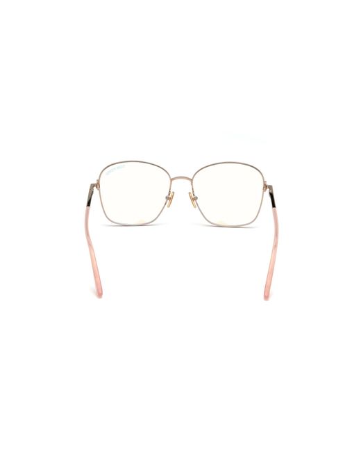 Tom Ford Black Ft5685-B 072 Optical Frames Metal Geometric Normal