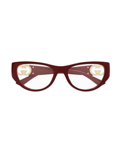 Gucci Black Gg1825O 003 Optical Frames Injected Transparent Cat Eye