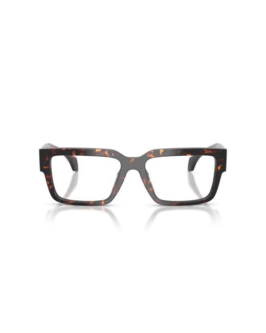 Versace Black Ve3374U 5509 Optical Frames Acetate Squared Normal for men