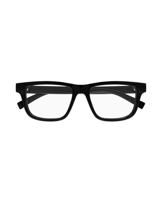 Gucci Black Gg1987O 004 Optical Frames Injected Transparent Squared for men