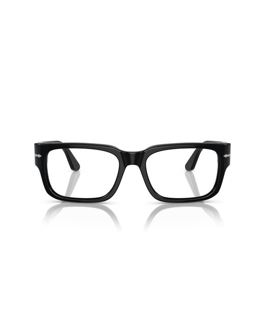 Persol Black Po3315V 95 Optical Frames Acetate Transparent Squared Normal for men
