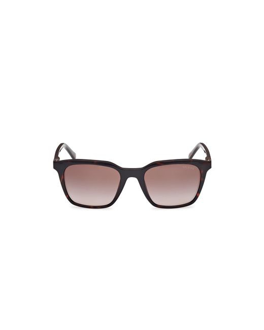 Guess Black Gu00170 52F Sunglasses Injected Squared Normal for men