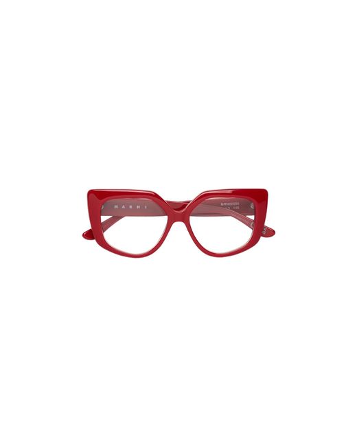 Marni Black Fwy Zvier Optical Frames Acetate Geometric