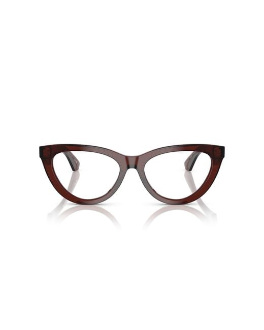 Burberry Black Be2418U 4144 Optical Frames Acetate Cat Eye Normal