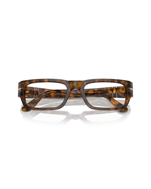 Persol Black Po3347V 1210 Optical Frames Acetate Transparent Squared Normal
