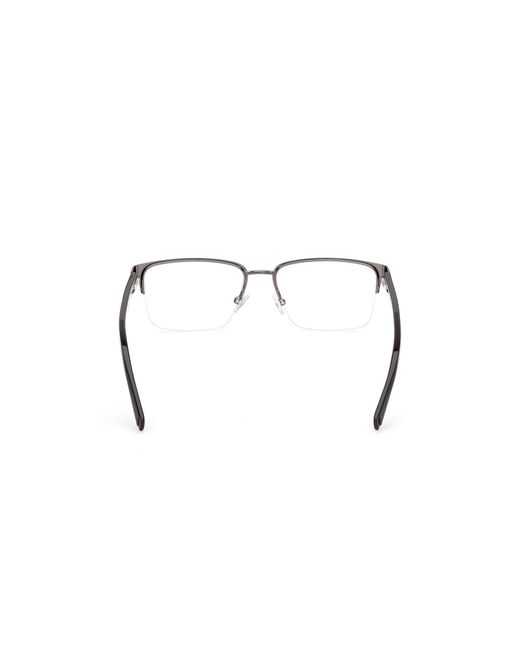 Guess Black Gu50326 009 Optical Frames Metal Squared Normal for men