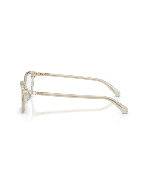 Swarovski Black Sk2065 3003 Optical Frames Acetate Transparent Pillow Normal