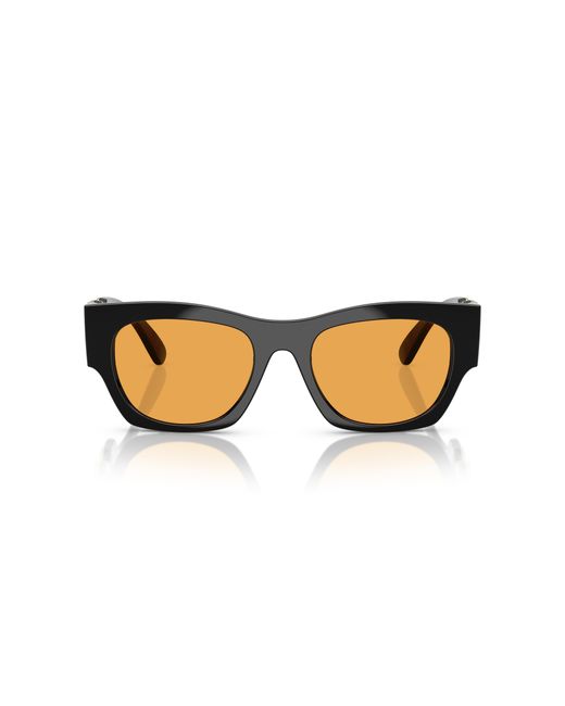 Versace Black Ve4479U Gb1/7 Sunglasses Injected Squared Normal for men