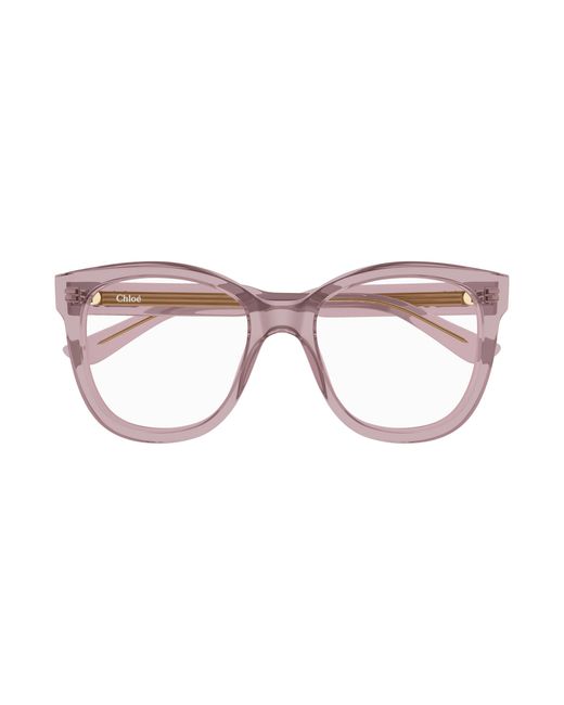 Chloé Black Ch0378O 004 Optical Frames Acetate Transparent Squared