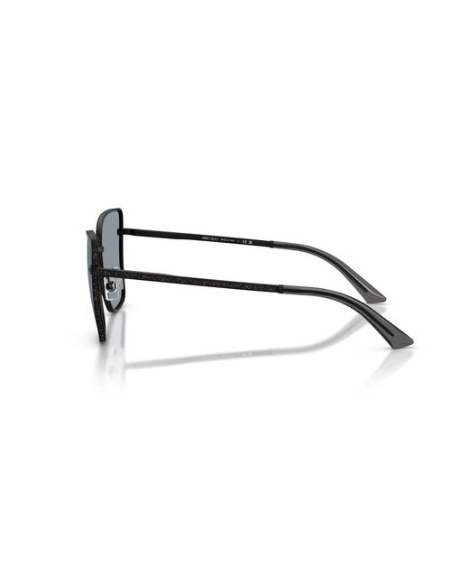 Jimmy Choo Black Jc4023J 30014R Sunglasses Metal Squared Normal