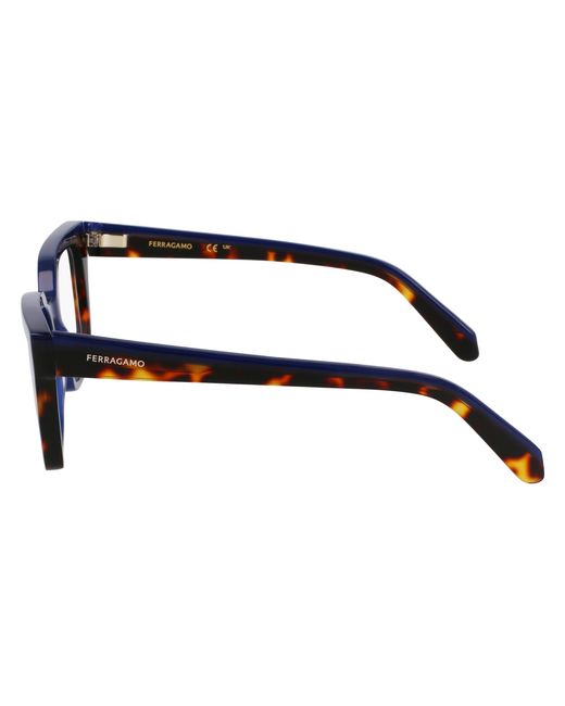 Ferragamo Black Sf3010 424 Optical Frames Acetate Squared Normal