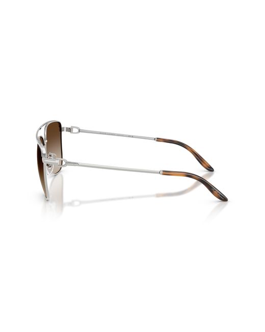 Ralph Lauren Black Rl7096 900113 Sunglasses Metal Pilot Normal Nuanced