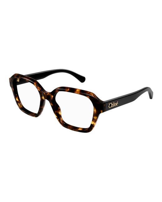Chloé Black Ch0272O 002 Optical Frames Acetate Transparent Squared