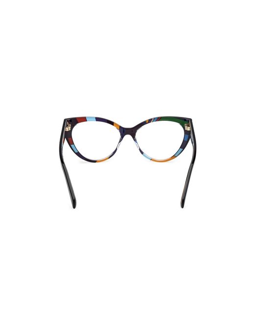 Emilio Pucci Black Ep5215 001 Optical Frames Acetate Cat Eye Normal