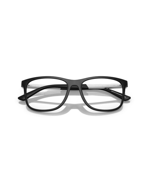 Emporio Armani Black Ea3247 5001 Optical Frames Injected Pillow Normal for men