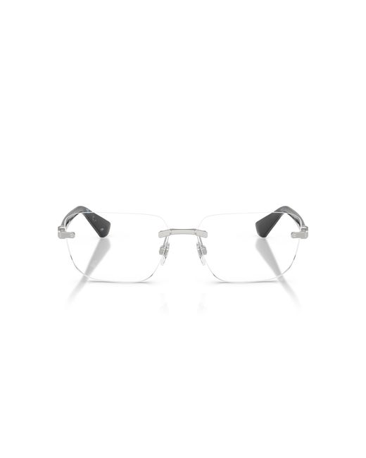 Burberry Black Be1392 1005 Optical Frames Metal Squared Normal for men
