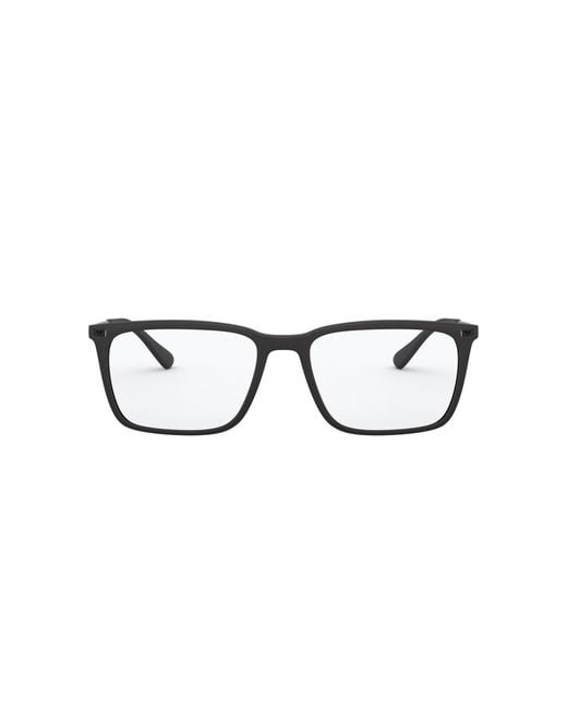 Emporio Armani Black Ea3169 5042 Optical Frames Plastic Squared for men