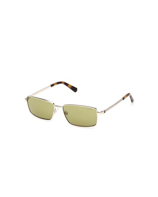 Guess Black Gu00273 32N Sunglasses Metal Squared Normal for men