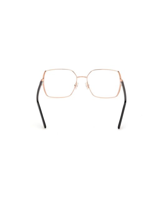 Guess Black Gm50014 005 Optical Frames Metal Squared Normal