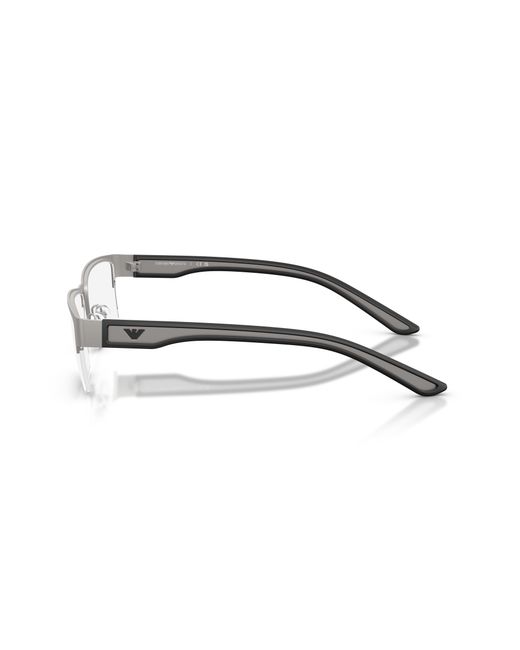 Emporio Armani Black Ea1182 3003 Optical Frames Metal Transparent Squared Normal for men