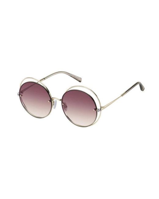 Max Mara Black Mm Shine I 3Yg/3X Outlet Sunglasses Metal Round Normal Shaded