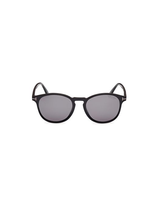Tom Ford Black Ft1097-N Lewis 01D Sunglasses Acetate Round Polarized for men