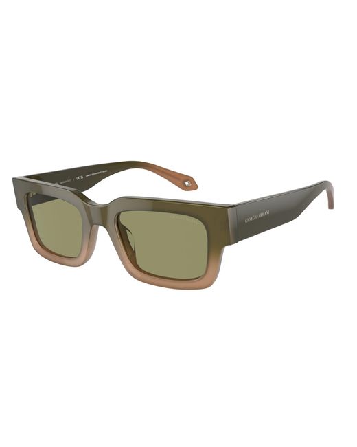 Giorgio Armani Green Ar8184U 598214 Sunglasses Acetate Squared for men