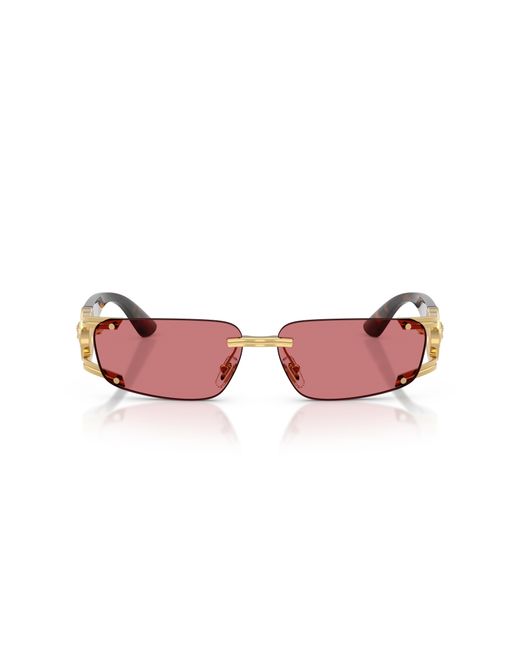 Versace Black Ve2291 100275 Sunglasses Metal Squared Normal for men