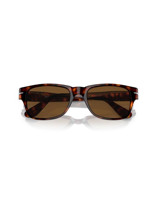 Persol Black Po3288S 24/57 Sunglasses Acetate Squared Polarized for men