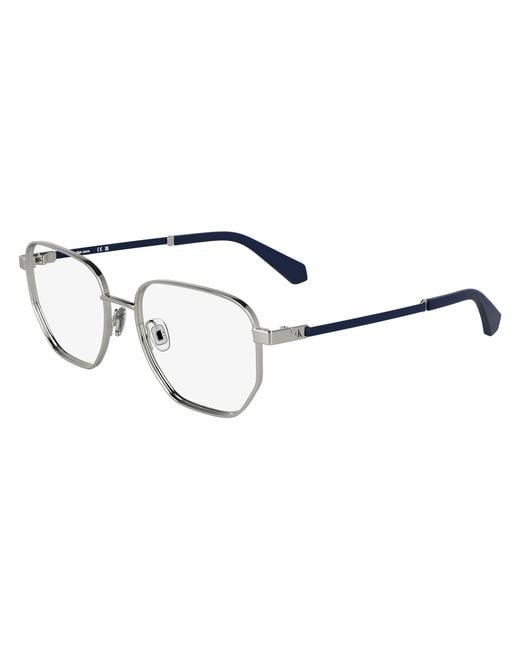 Calvin Klein Black Ckj25203 040 Optical Frames Metal Squared Normal