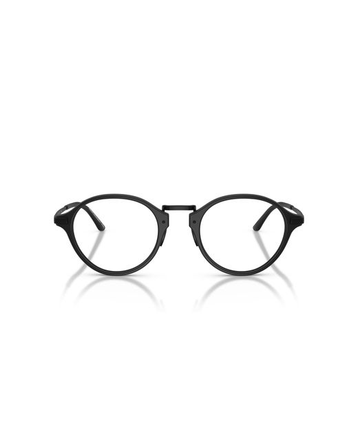 Giorgio Armani Black Ar7287 5009 Optical Frames Acetate Transparent Pantos Normal for men