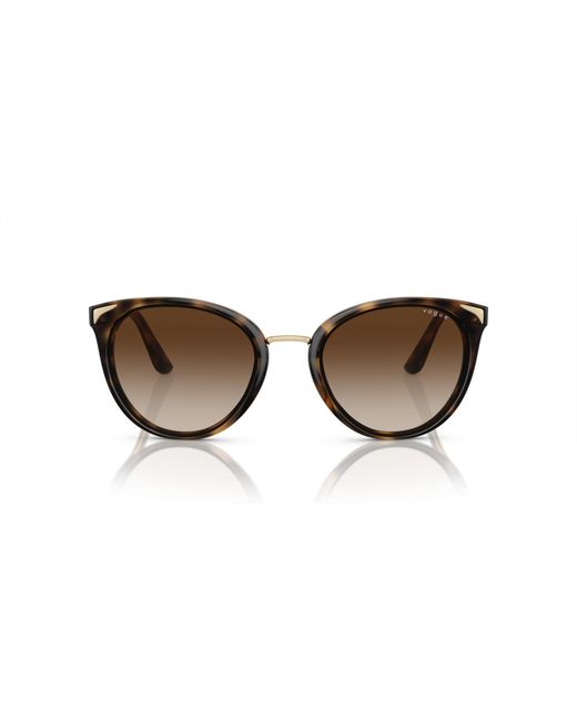 Vogue Eyewear Black Vo5230S W65613 Sunglasses Nylon Butterfly Normal Shaded