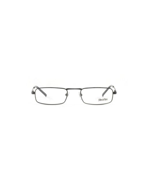 Sferoflex Black Sf2201 136 Optical Frames Metal Squared for men