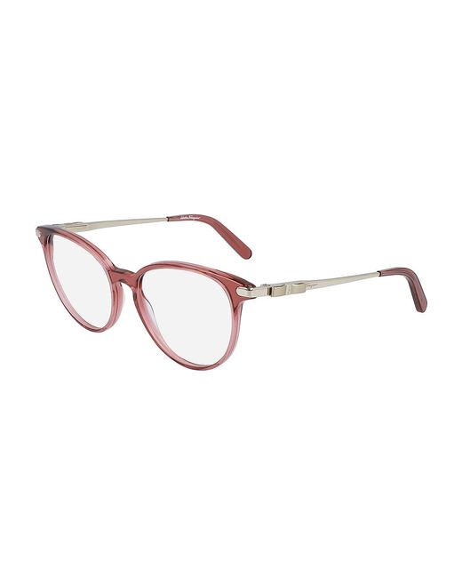 Ferragamo Black Sf2862 42907 623 Optical Frames Plastic Round