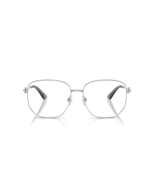 Dolce & Gabbana Black Dg1356 05 Optical Frames Steel Transparent Pantos Normal