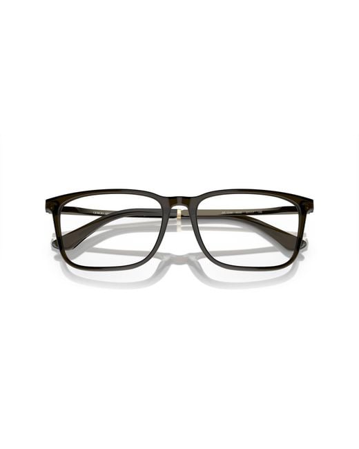 Giorgio Armani Black Ar7249 5030 Optical Frames Acetate Transparent Squared Normal for men