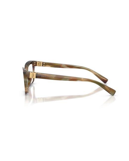 Dolce & Gabbana Black Dg3436 3446 Optical Frames Acetate Transparent Squared Normal