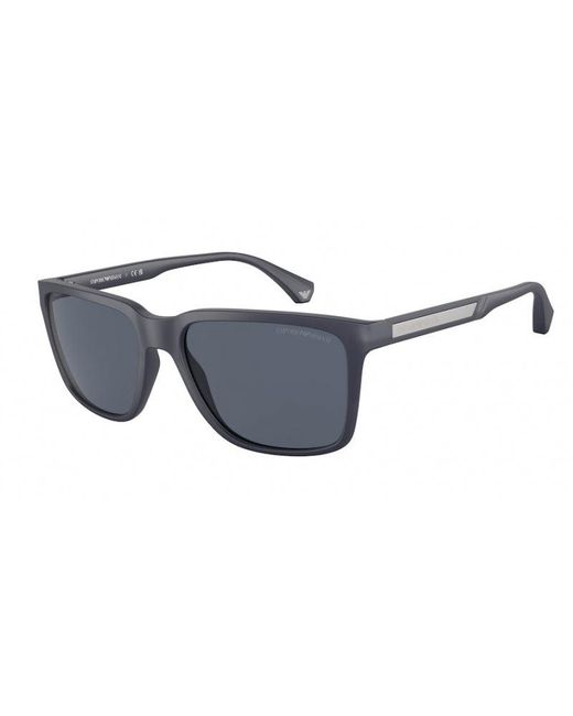 Emporio Armani Black Ea4047 508880 Sunglasses Injected Squared for men