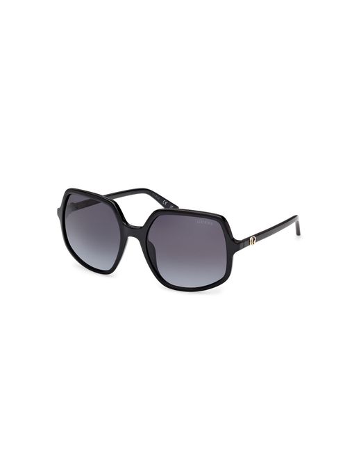 Guess Black Gu00257 01B Sunglasses Injected Smoke Squared Normal